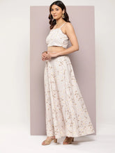 Crystal Beads Work Printed Lehenga choli with dupatta